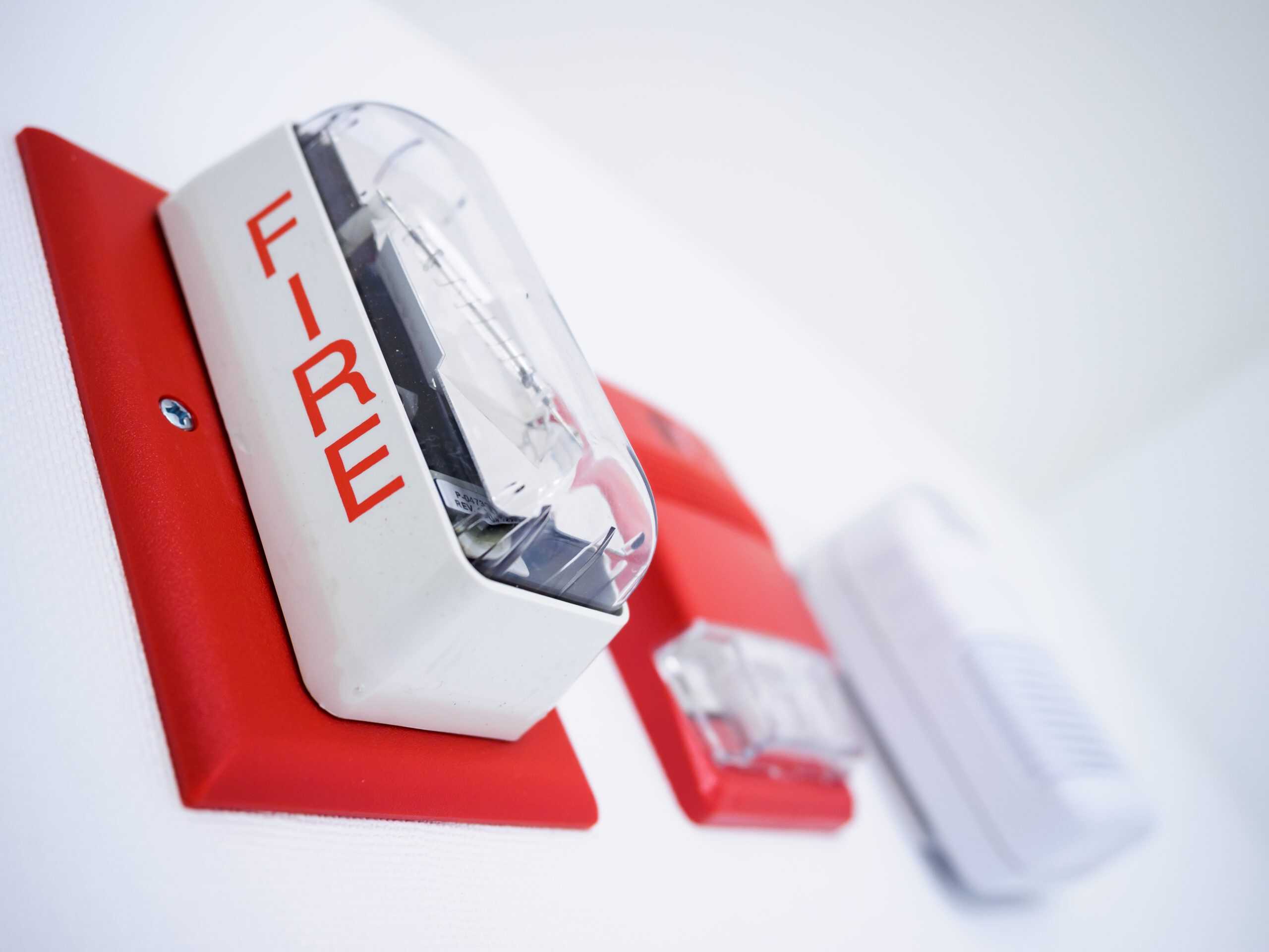 A fire alarm